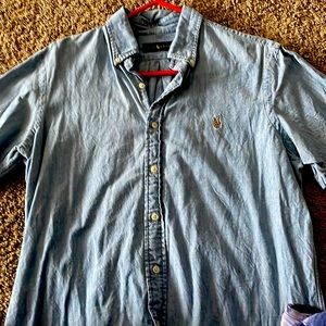 Polo shirt light blue color size M